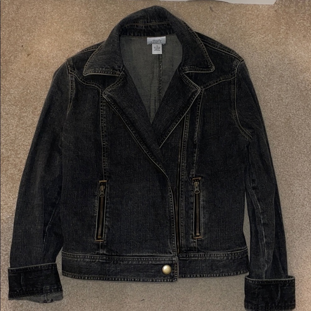 Loft Denim Moto Jacket